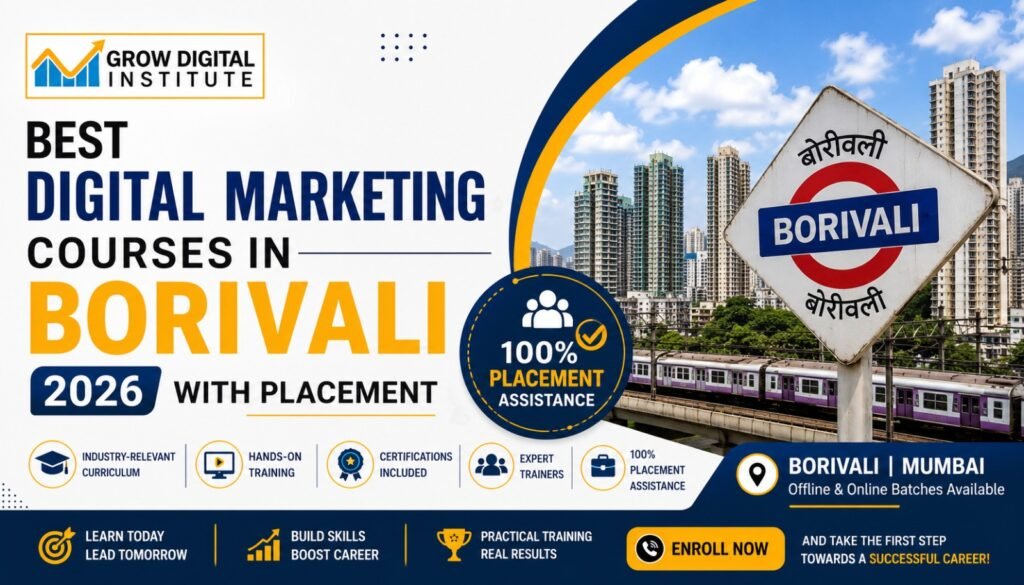 Best Digital Marketing Courses in Borivali 2026 with Placement
